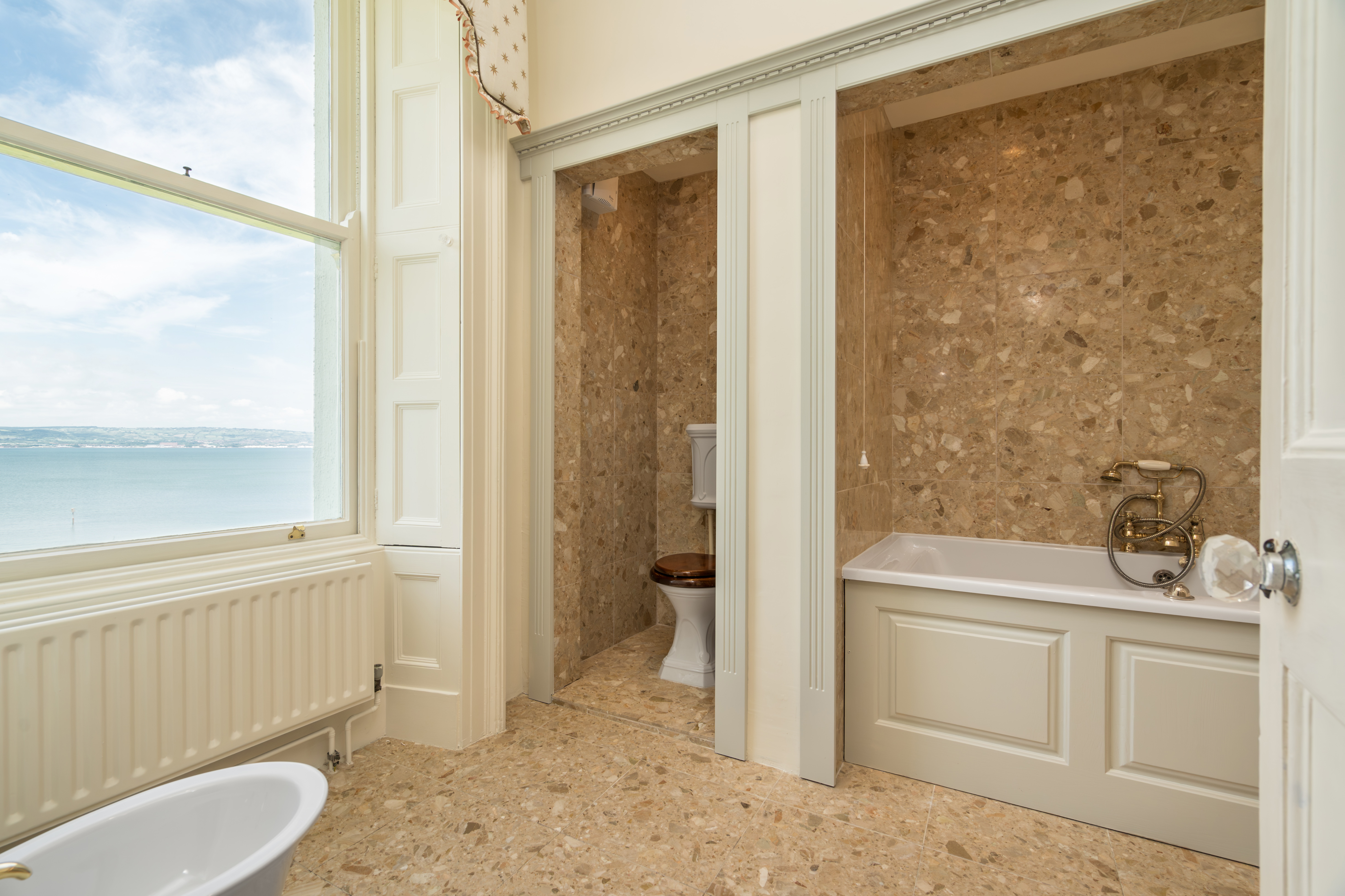 Bathroom with Lough views