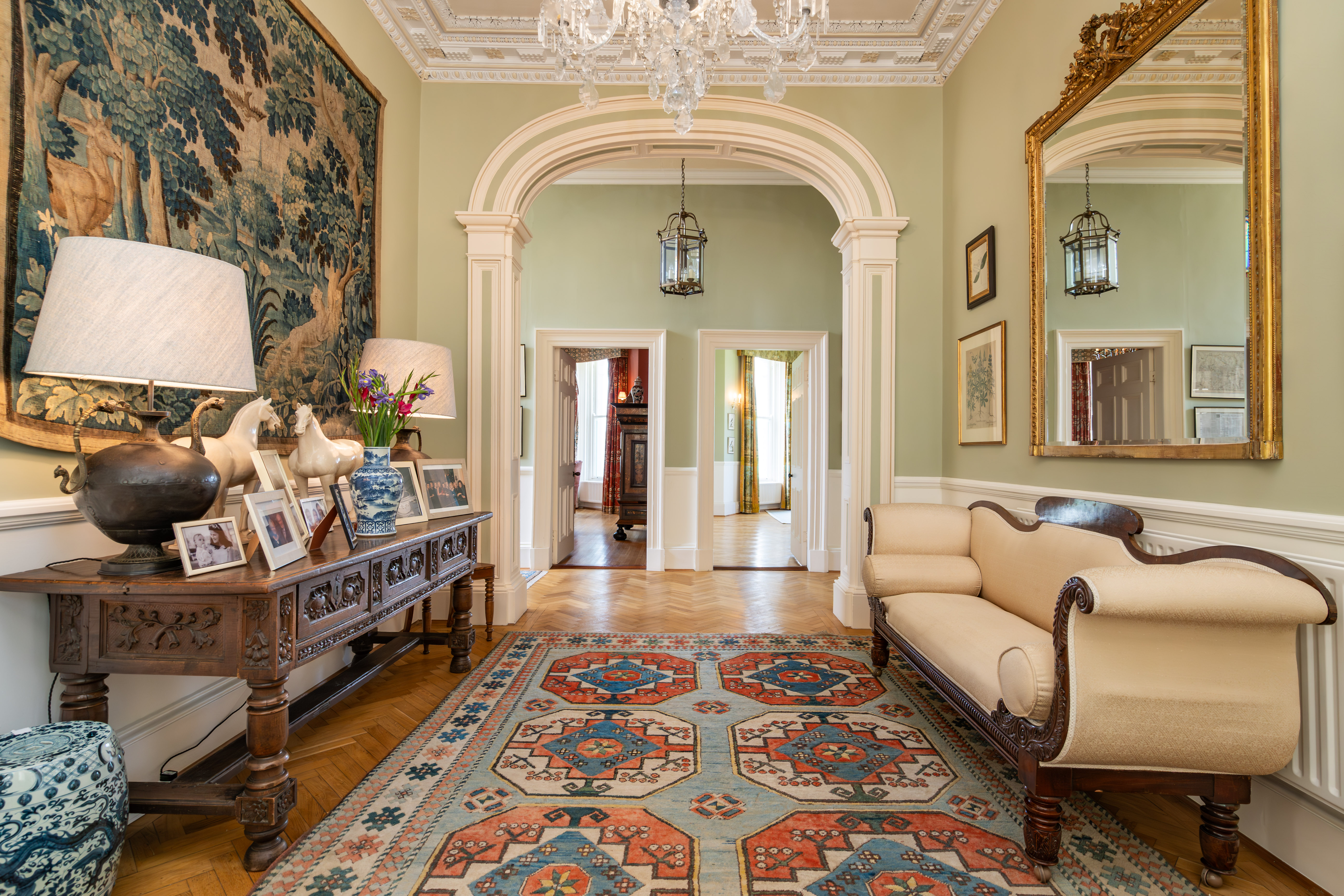 The entrance hall