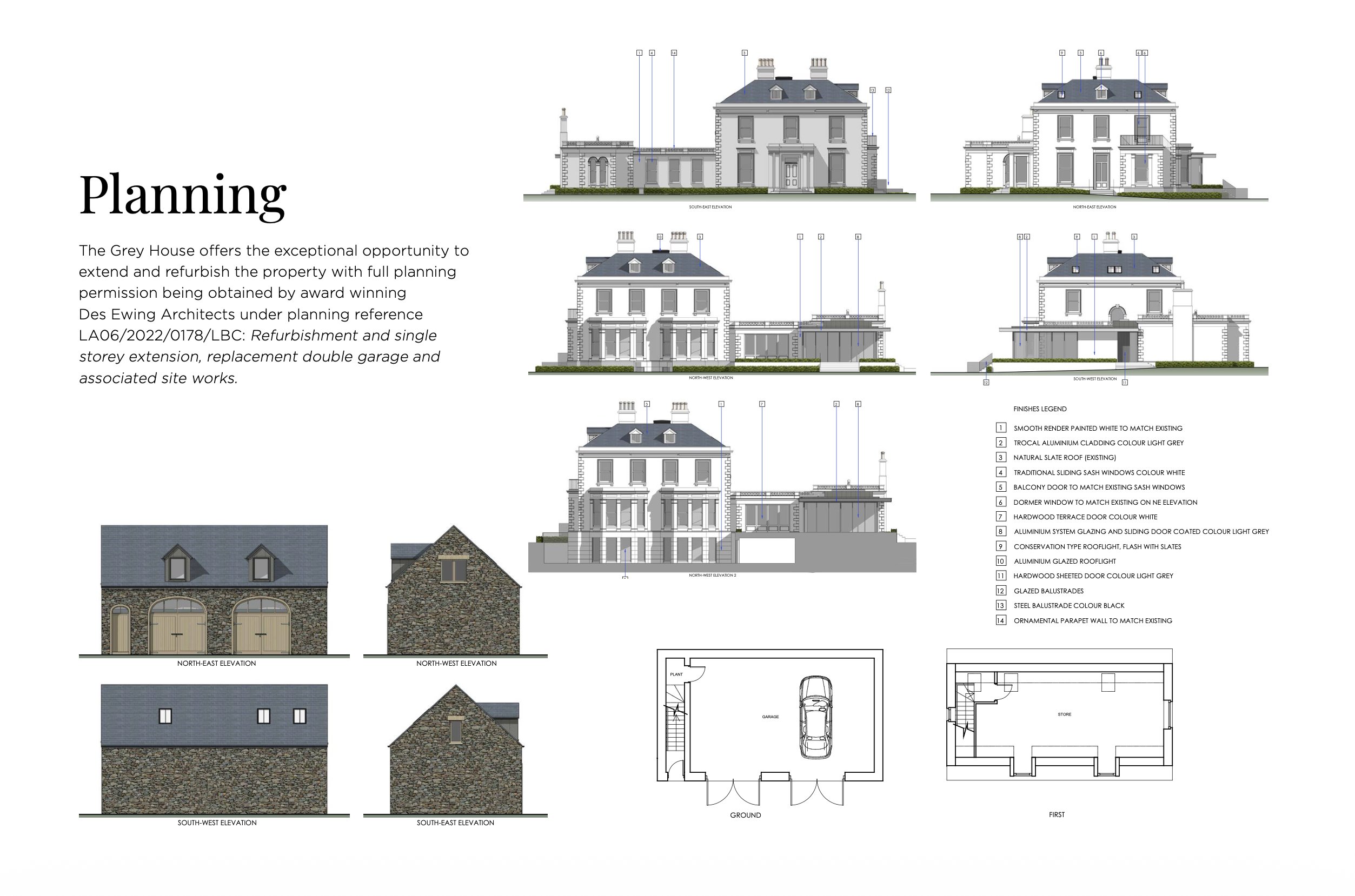 Planning overview by Des Ewing Architects