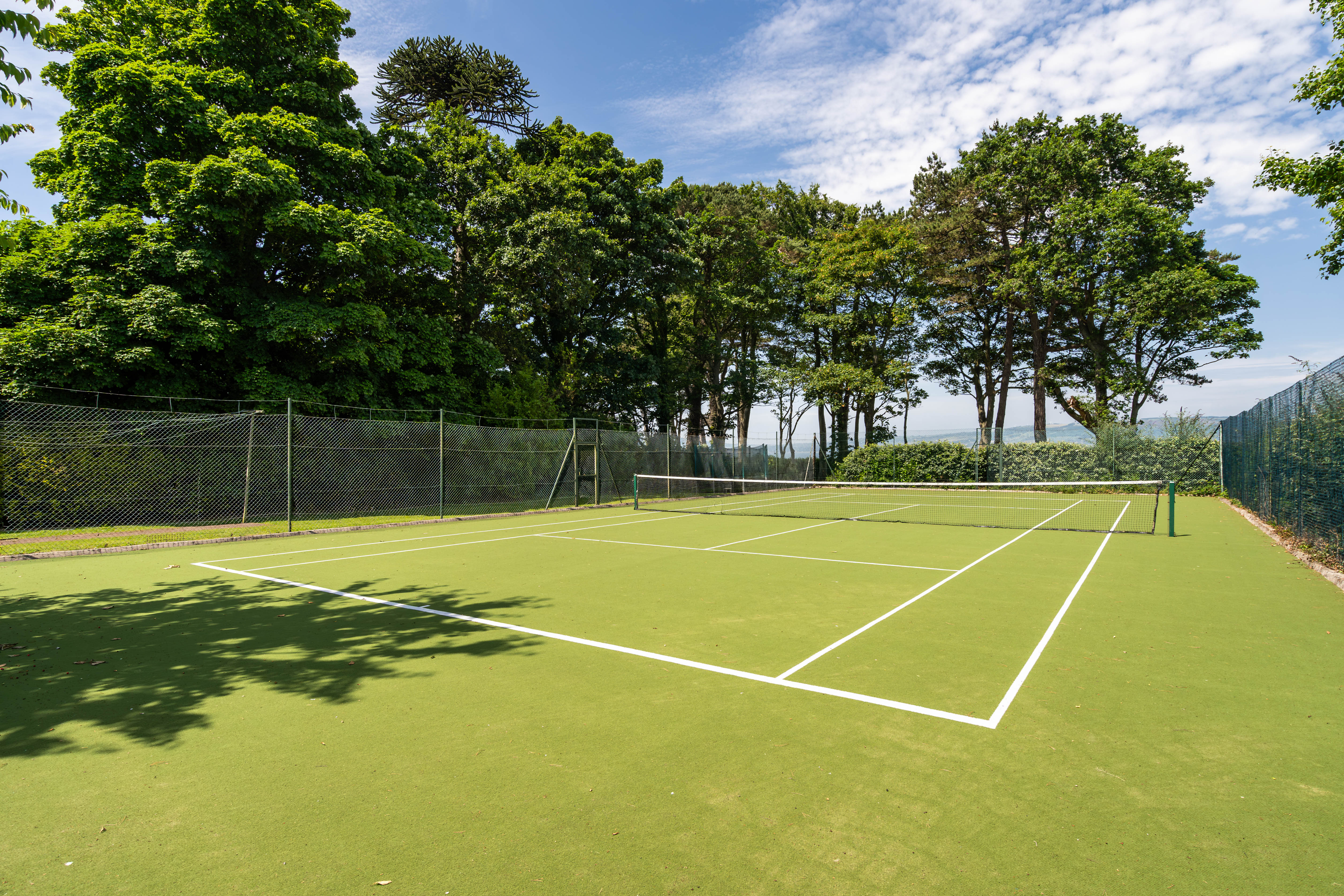 All-weather tennis court
